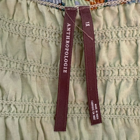 Anthropologie The Peregrine Midi Dress: Square-Neck Edition 1X - Picture 11 of 12